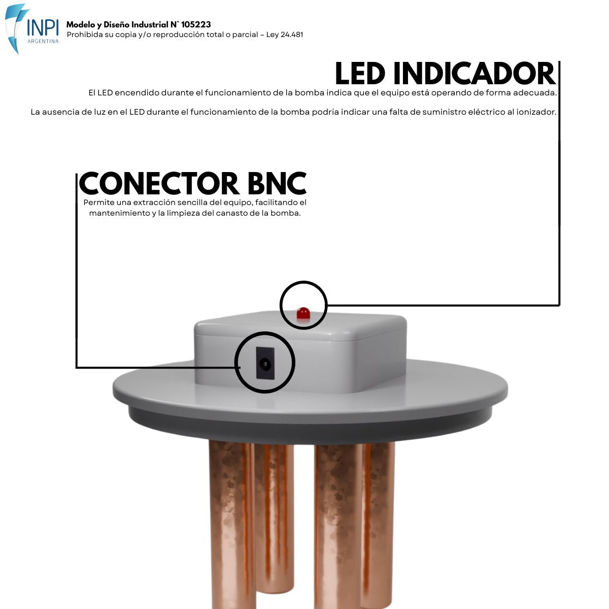 Ionizador Para Piscinas P/ Bombas Mavi Ba