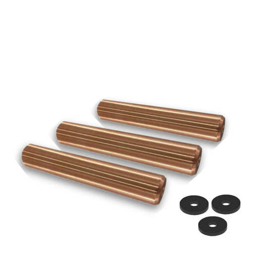 Juego De 3 Barras De Cobre P/ Ionizadores