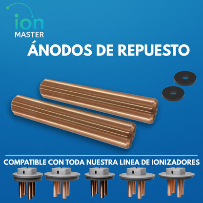 Juego De 2 Barras De Cobre P/ Ionizadores