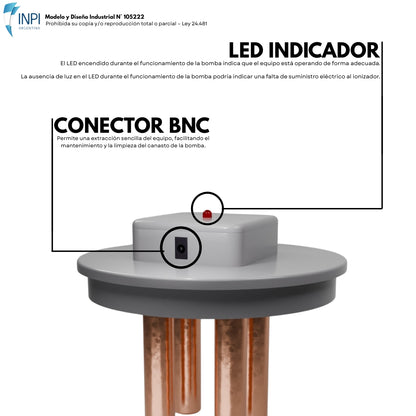 Ionizador Para Piscinas P/ Bombas Vulcano Bac - Bap