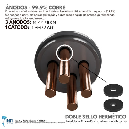 Ionizador Para Piscinas P/ Bombas Vulcano Bae Bas